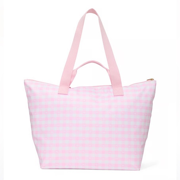NWT💗SET💗Victoria’s Secret PINK x LOVESHACKFANCY Large TOTE& Mini Duffle Keychain - Picture 8 of 12